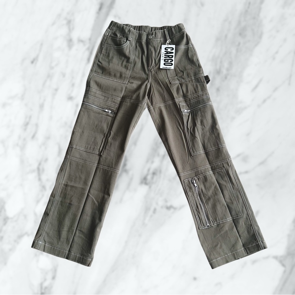 Olive Cargo Pants